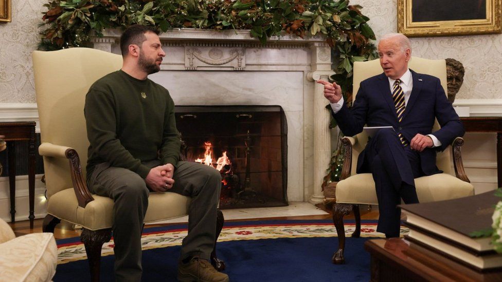 The two leaders chatted in front of the fire in the Oval Office