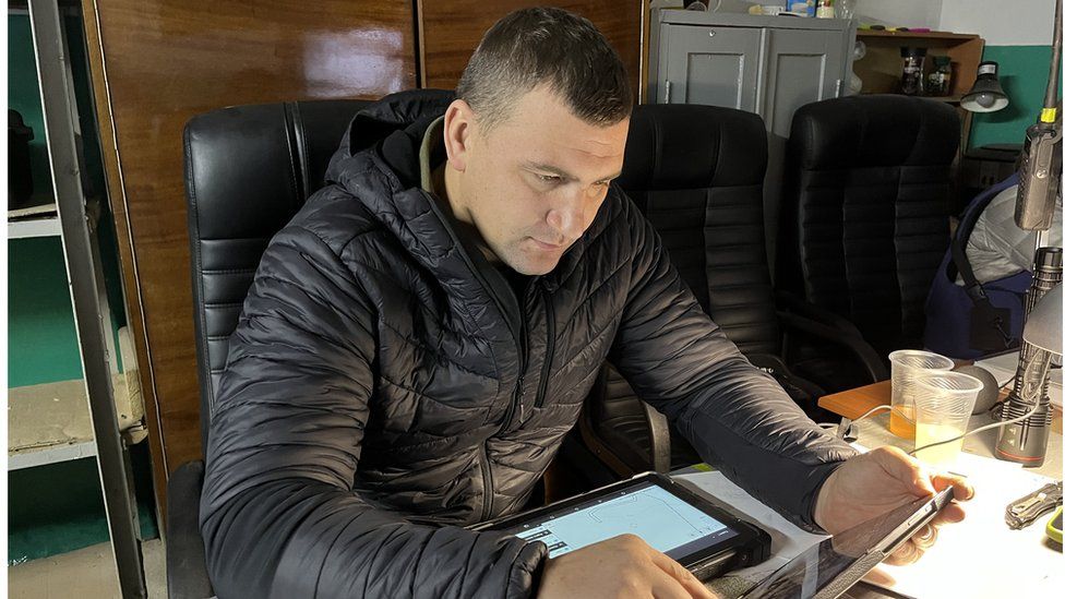 Commander Skala is operating from an underground command centre in Bakhmut