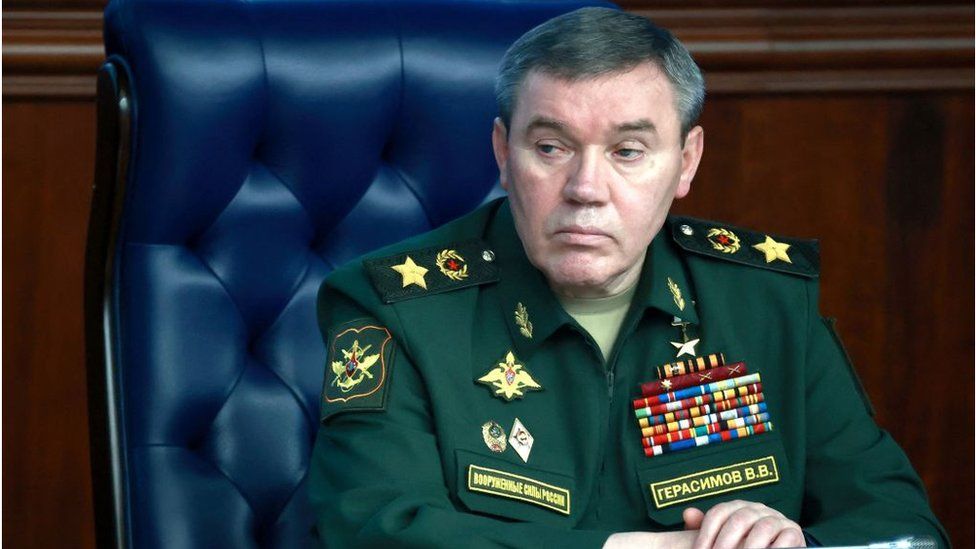 Gen Gerasimov has been Russia's chief of the general staff since 2012