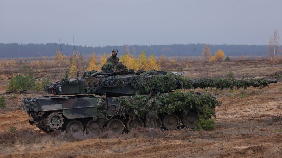 Germany produces the vast majority of modern heavy tanks in Europe - the Leopard 2s