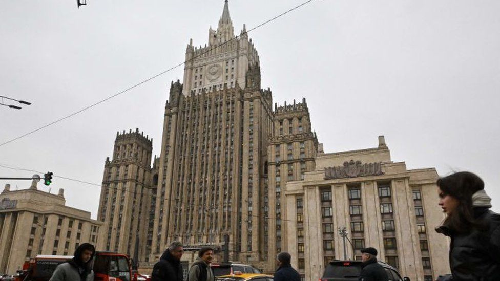 The Russian Foreign Ministry headquaters