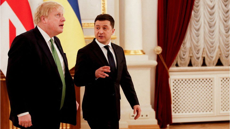 Boris Johnson received a call from President Putin the day after he met Volodymyr Zelensky in Kyiv
