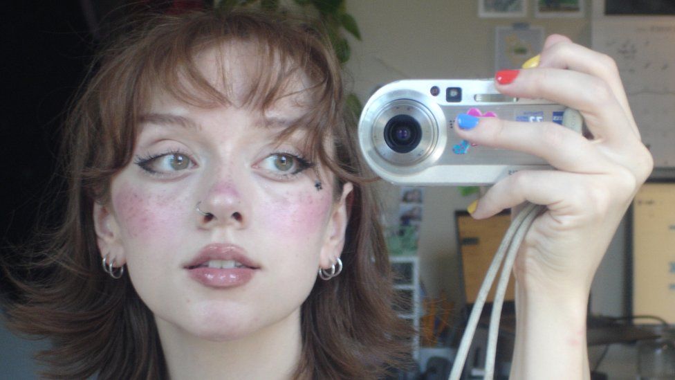 Katie Glasgow makes videos and images on old digital cameras