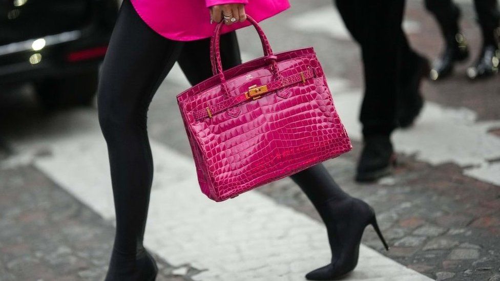 Birkin handbags sell for tens of thousands of dollars