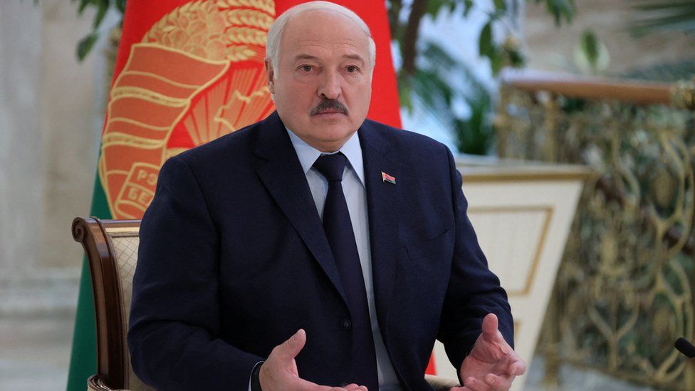 Mr Lukashenko is a key ally of Mr Putin and has previously defended the war in Ukraine