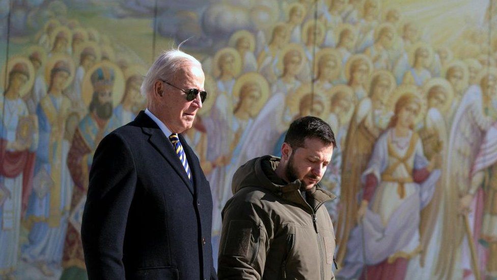The US President visited Ukraine earlier this week.