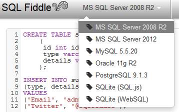 SQL Fiddle 2