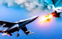 На видео запечатлен момент, когда российский истребитель сбил американский беспилотник над Черным морем