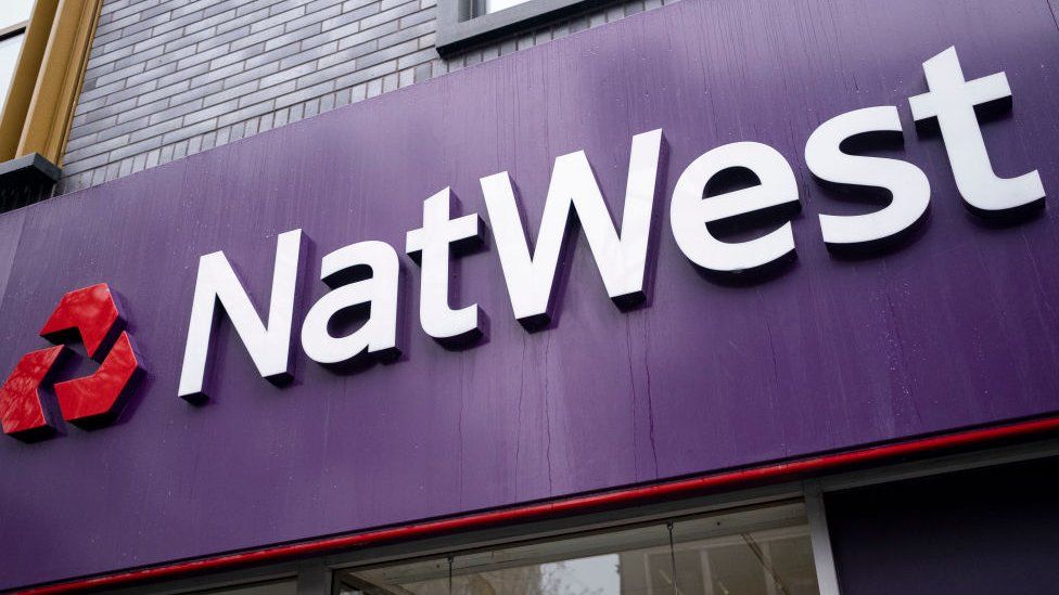 NatWest sign outside bank