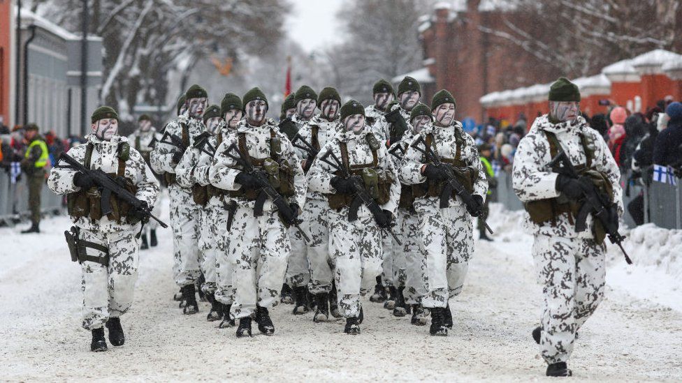 Finland has a highly trained military and a very big reserve force