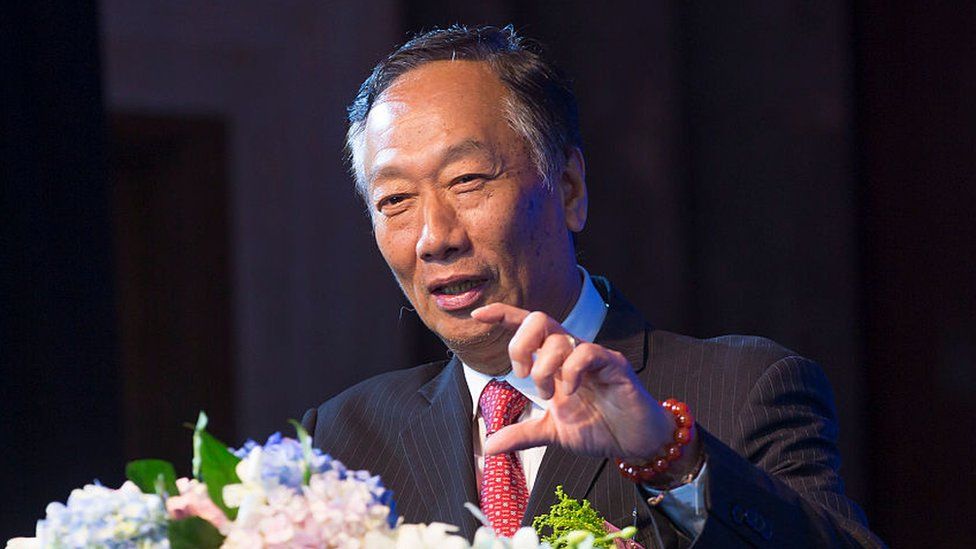 Terry Gou Tai-ming, founder and chairman of Taiwan's Foxconn Technology.