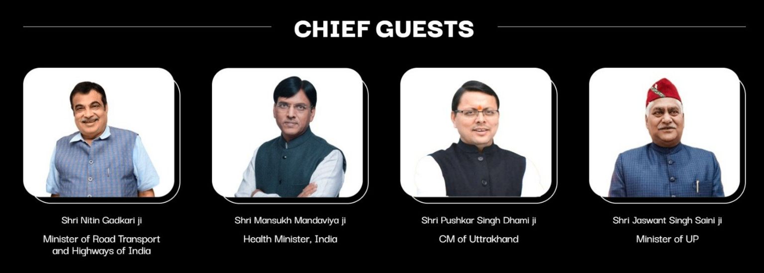 Top Indian politicians were among the chief guests