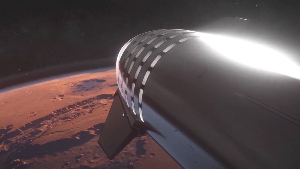 Mr Musk has an ambition to colonise Mars with Starship