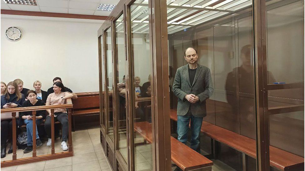 Vladimir Kara-Murza will serve his 25-year sentence at a penal colony
