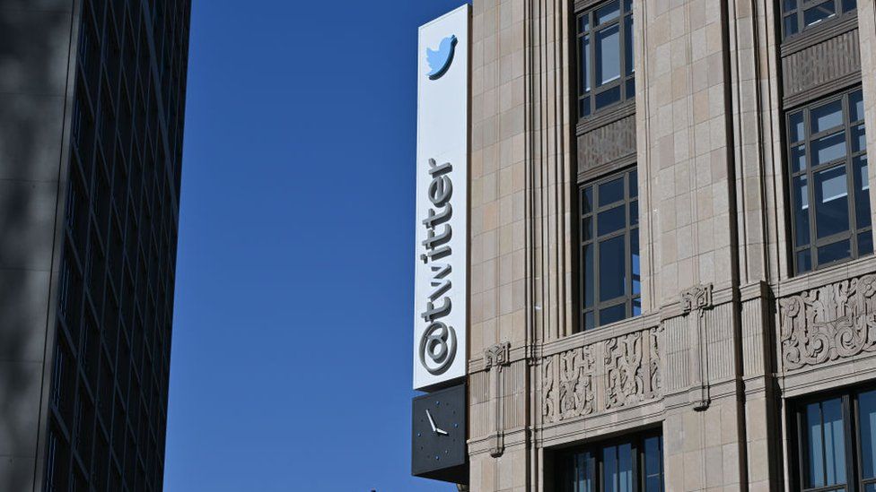 Twitter Headquarters is seen in San Francisco, California, United State