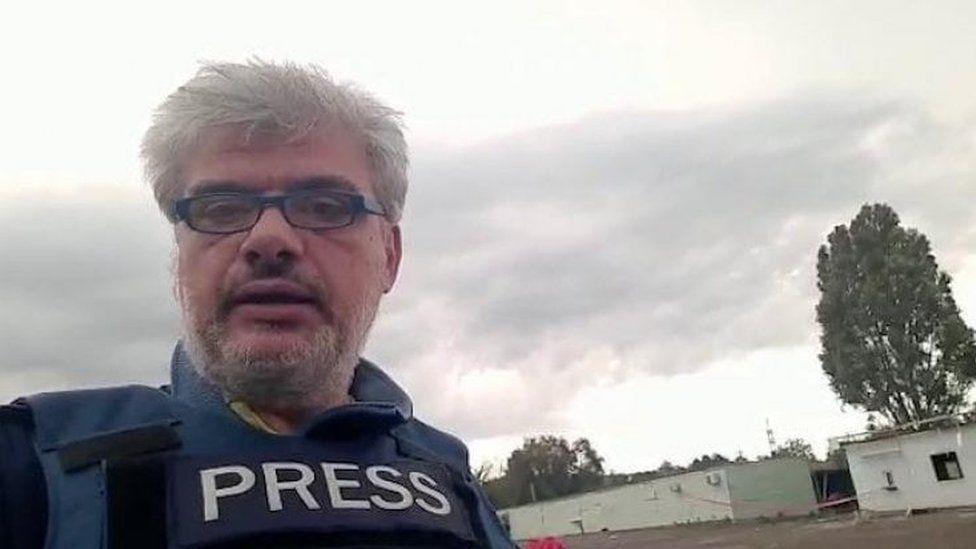 Italian reporter Corrado Zunino was wounded