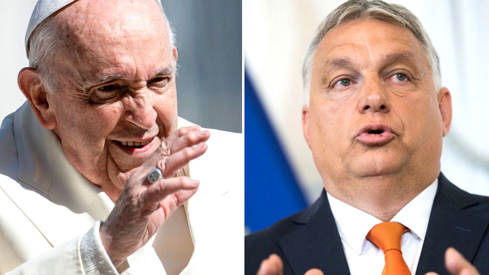 Pope Francis is set to meet Hungarian Prime Minister Viktor Orban