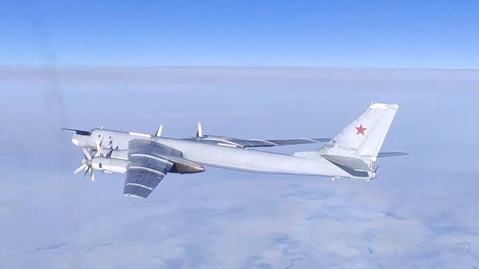 The missiles are said to have been launched by Tu-95MS bombers (file image)