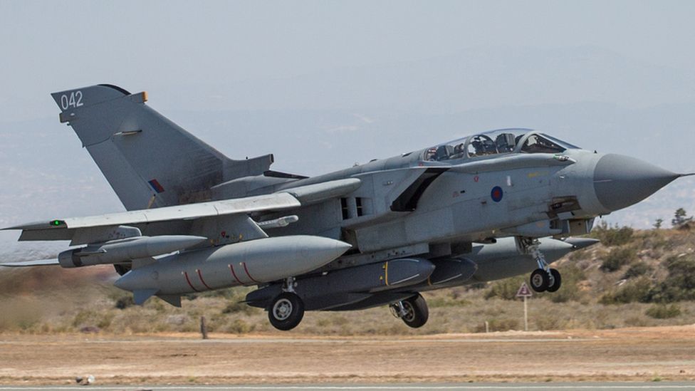 Storm Shadow missiles seen here attached to an RAF Tornado