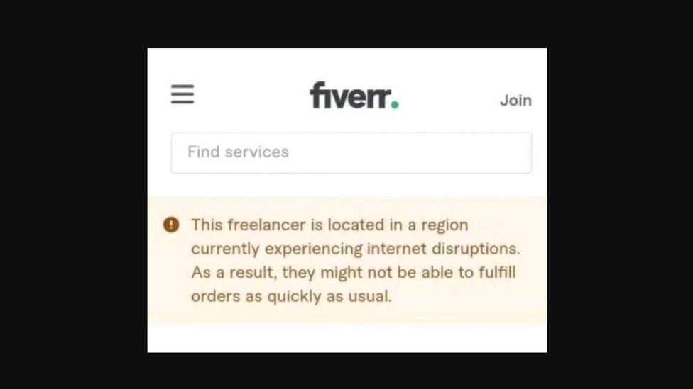 Pakistan workers can't access Fiverr, a global marketplace for freelance jobs like digital design