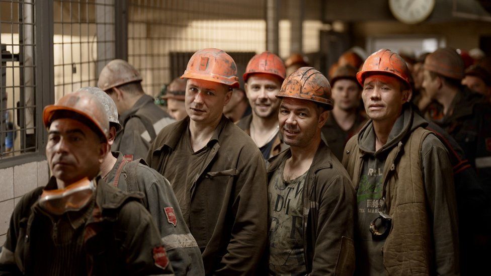 Many coal miners remained in Pokrovsk after Russia's full-scale invasion began, working in a long network of tunnels