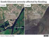 Плотина в Украине: тысячи людей бегут из-за наводнения, затопившего Херсон и близлежащие города
