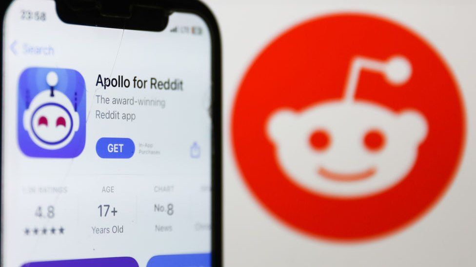 Apollo - популярный браузер Reddit в центре протеста