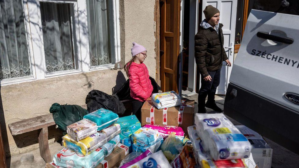 Hungary has sent humanitarian aid to Ukraine, including here in Transcarpathia