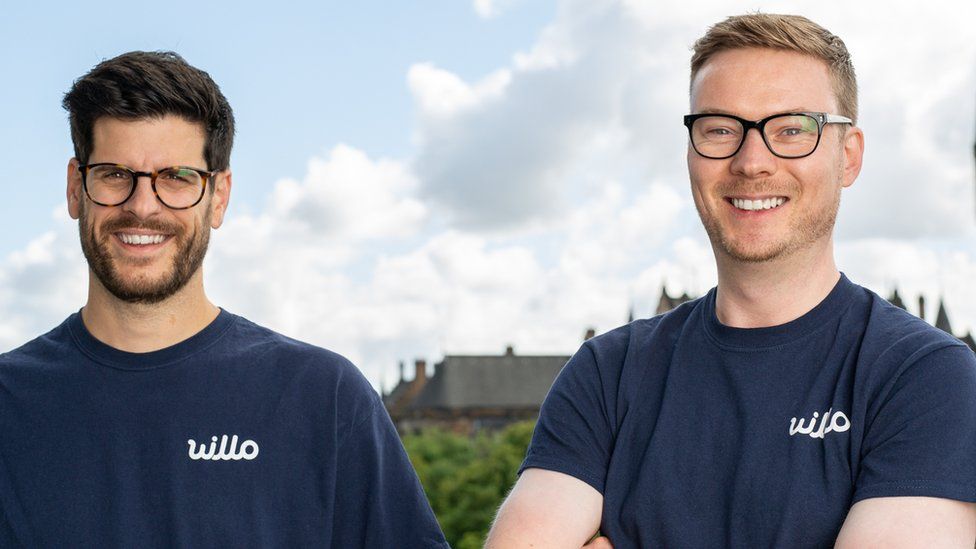 Willo co-founders Andrew Wood and Euan Cameron