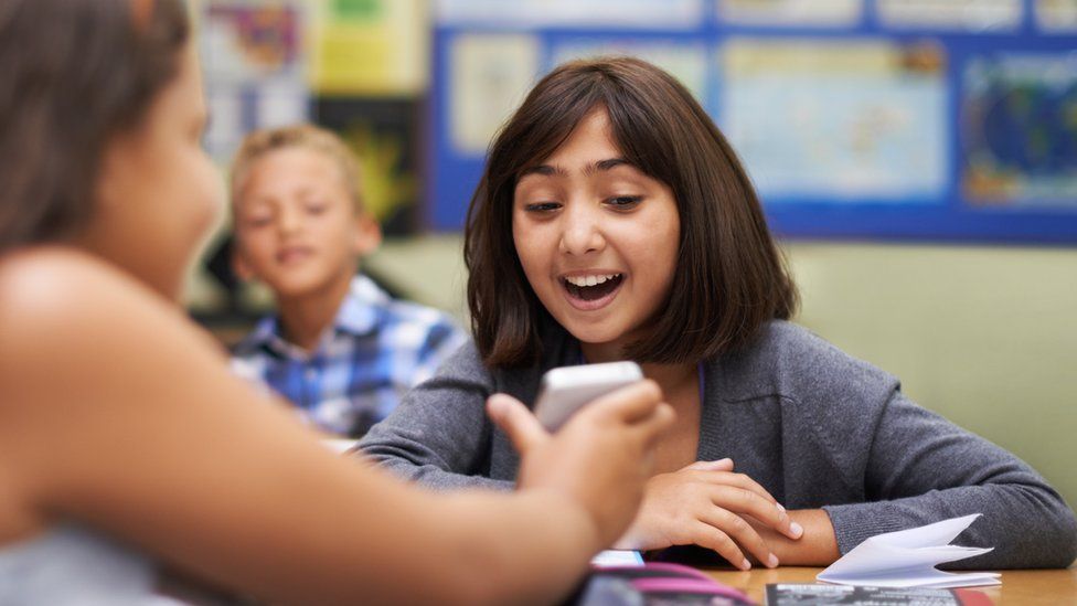 In the UK, it is up to individual head teachers to decide if smartphones can be used in schools