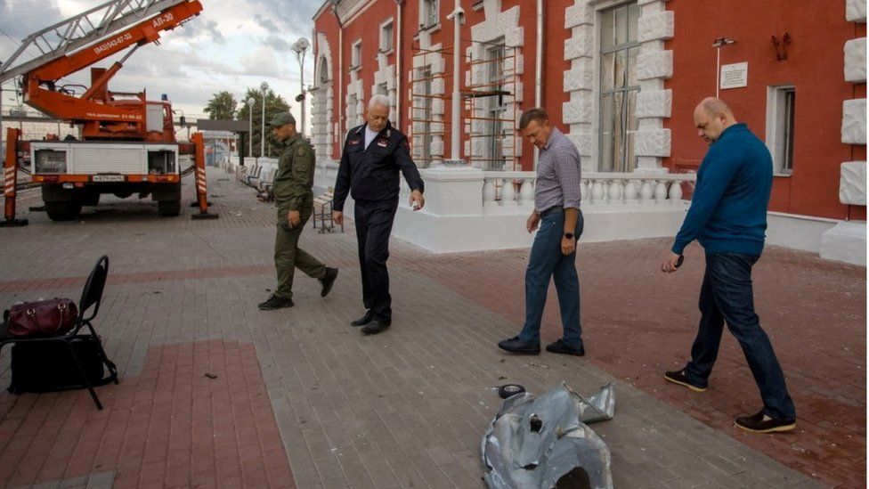 Five people were injured at the Kursk railway station
