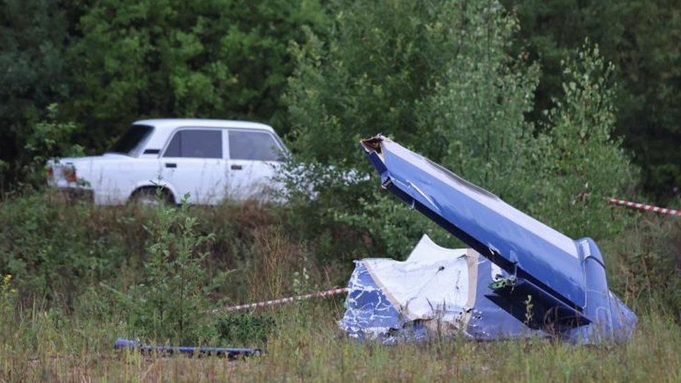 The plane went down in the Tver region, north-west of Moscow