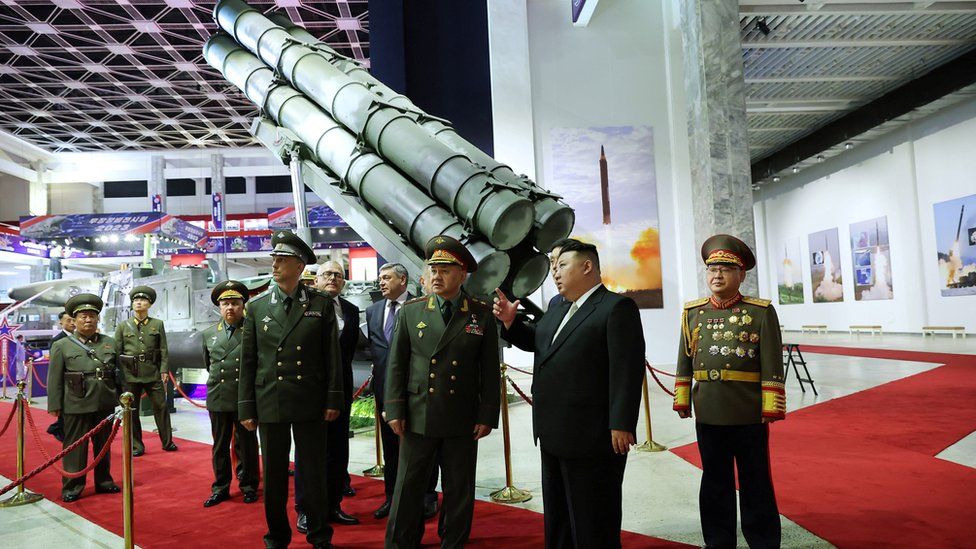 In July Russian Defence Minister Sergei Shoigu visited North Korea