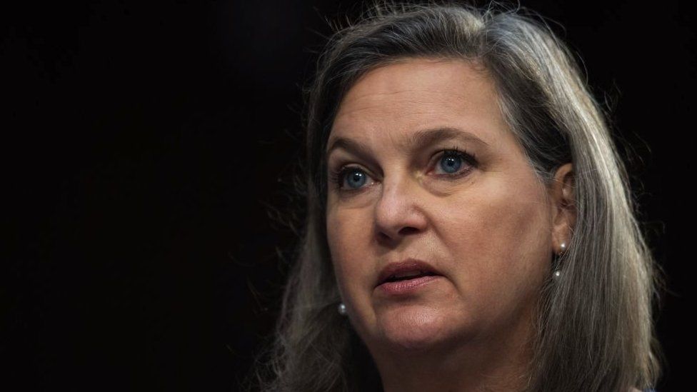 American diplomat Victoria Nuland was said to be shocked by Russian diplomats who were "talking like robots"