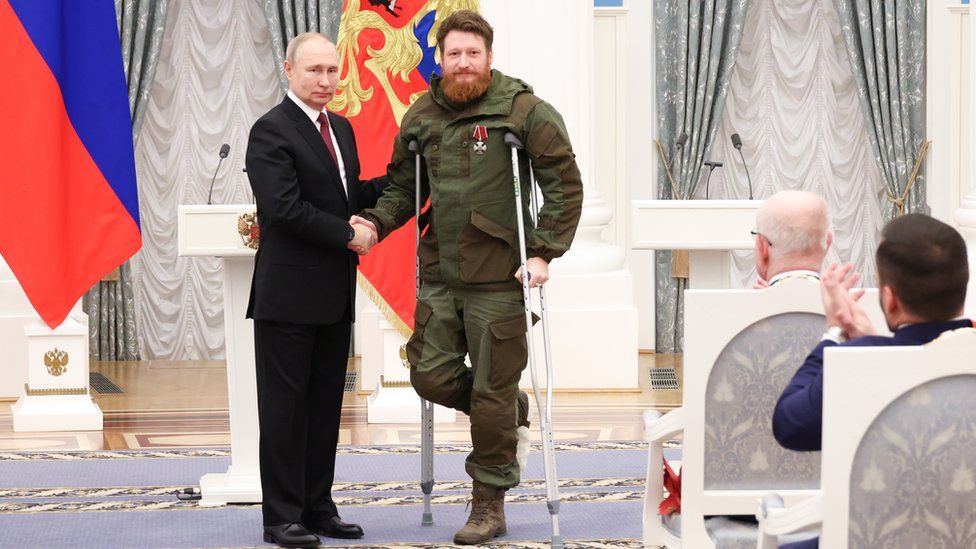 Putin has given pro-war influencers medals and official positions