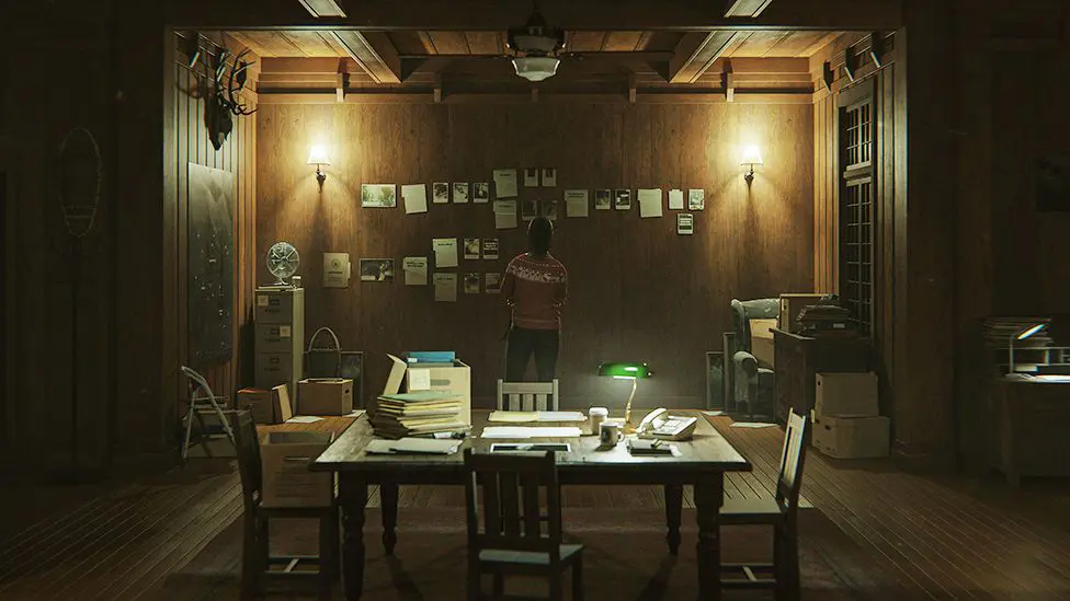 Alan Wake 2: Как наконец-то было создано одно из потерянных продолжений игр 4 Сага Андерсон соединяет воедино тайну Alan Wake 2 в ее Mind Place — полевом офисе, где игроки перемещаются по сюжету