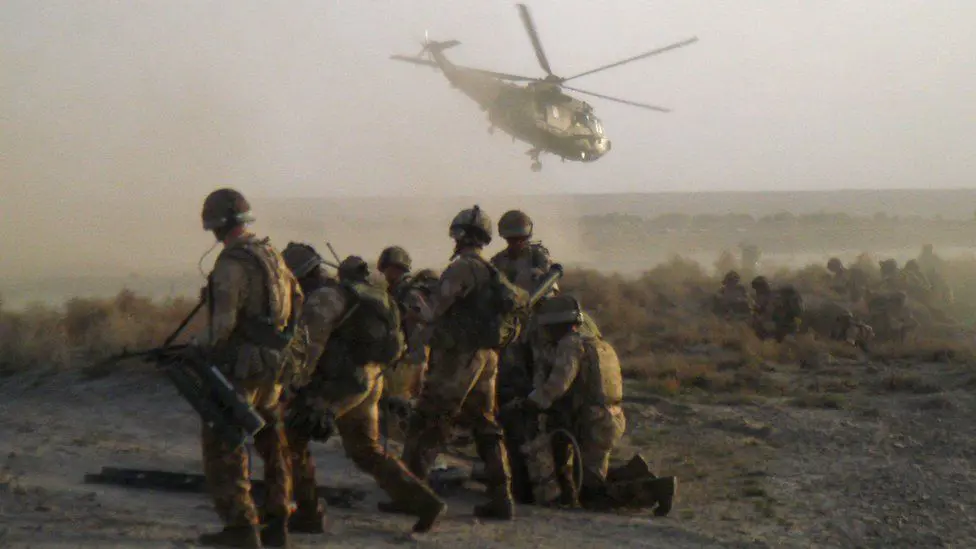 Британские войска в Афганистане в 2008 году