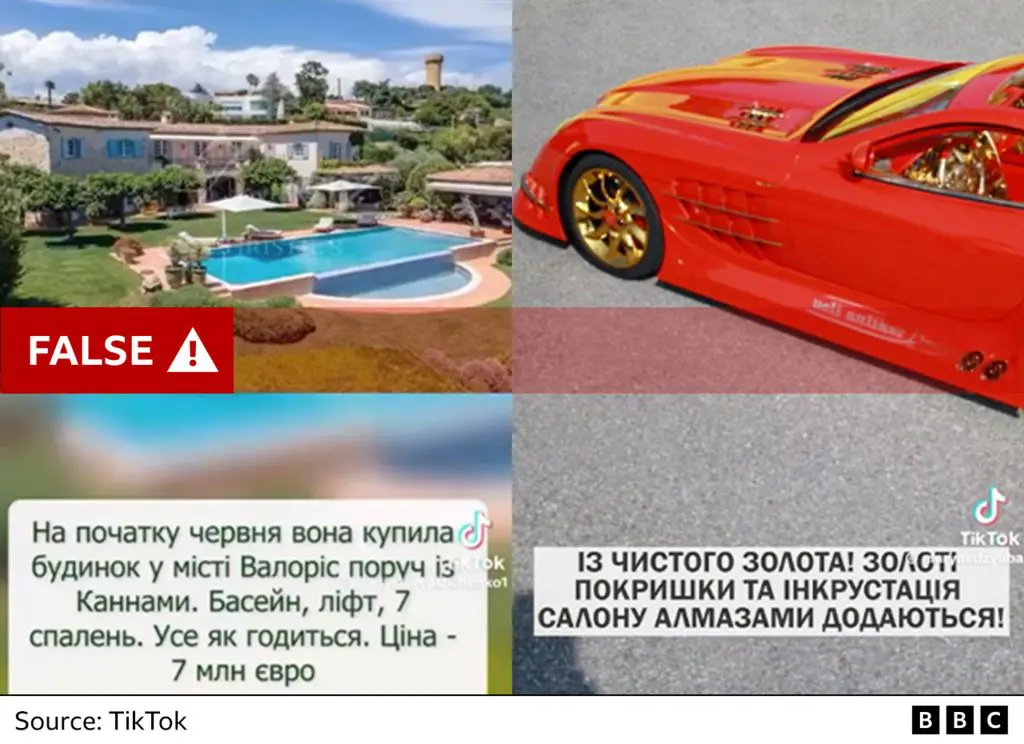 Война в Украине: как фейки TikTok донесли российскую ложь до миллионов 2 Видео в TikTok ложно обвиняет Резникова и его дочь в покупке роскошных автомобилей или недвижимости в Европе во время войны в Украине
